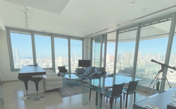 Frishman 3 rooms 91sqm Balcony 12sqm Furnished Apartment for rent in Tel Aviv