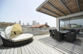 Rabbi Meir Penthouse 4 bedrooms 140 sqm Terace 60 sqm Lift Parking Apartment for sale in Tel Aviv