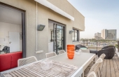 Kerem Hatemanim 4 rooms 90m2 Balconies Mamad Furnished Parking Apartment for rent in Tel Aviv